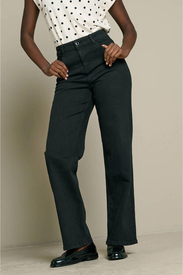 LOLALIZA flared jeans zwart