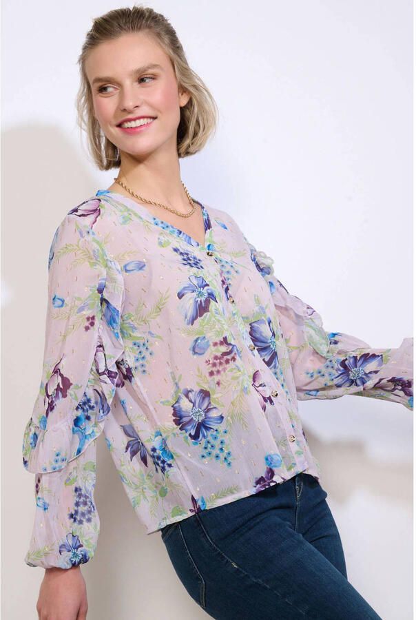LOLALIZA gebloemde blouse