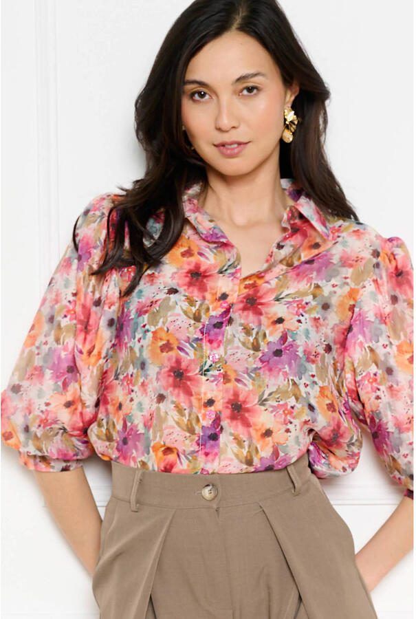 LOLALIZA gebloemde blouse multi - Foto 2
