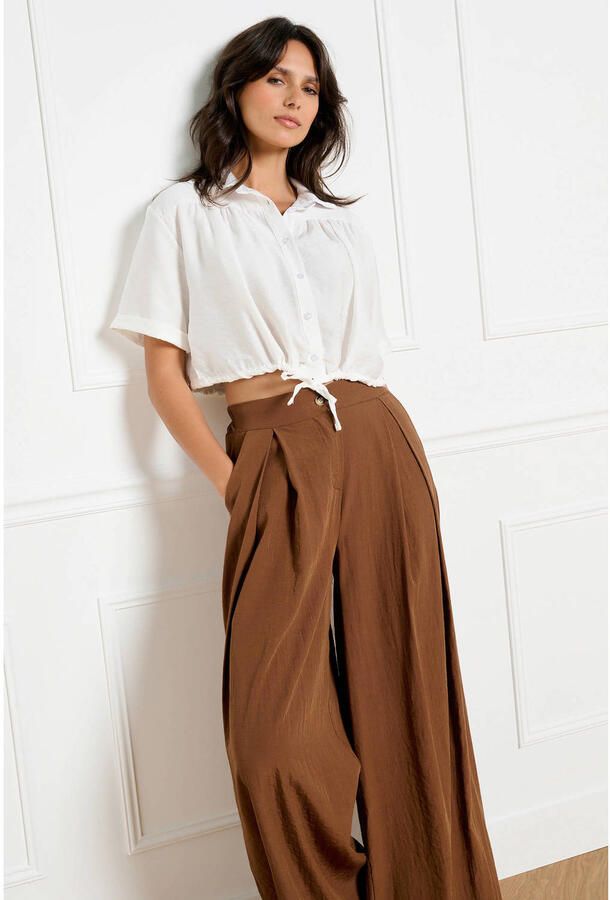 LOLALIZA gebloemde blouse wit - Foto 2