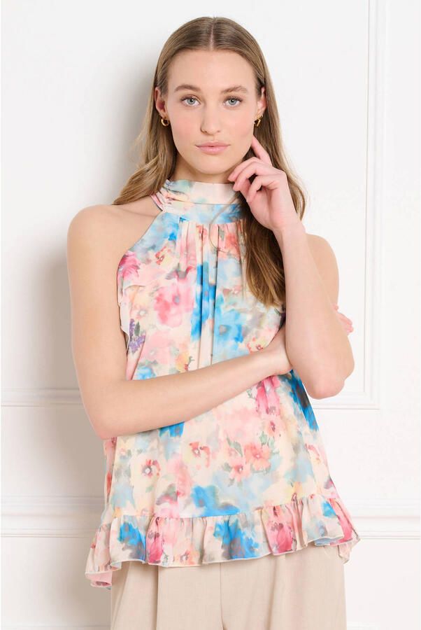 LOLALIZA gebloemde blousetop multi