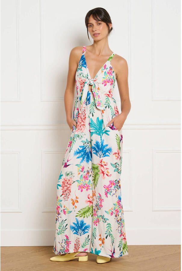 LOLALIZA gebloemde jumpsuit meerkleurig - Foto 2