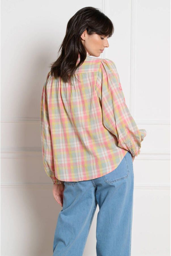 LOLALIZA geruit blouse multi - Foto 3