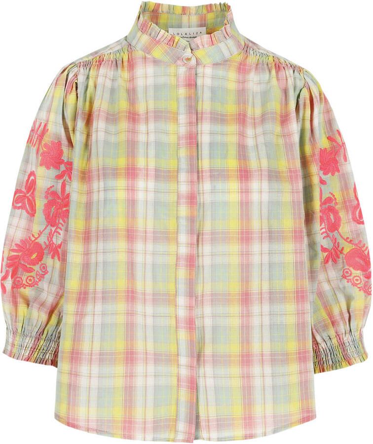 LOLALIZA geruit blouse multi - Foto 2