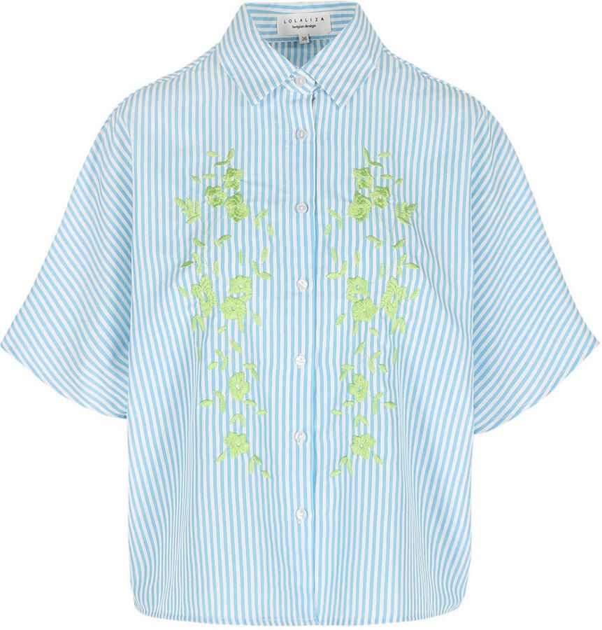 LOLALIZA gestreepte blouse blauw - Foto 2