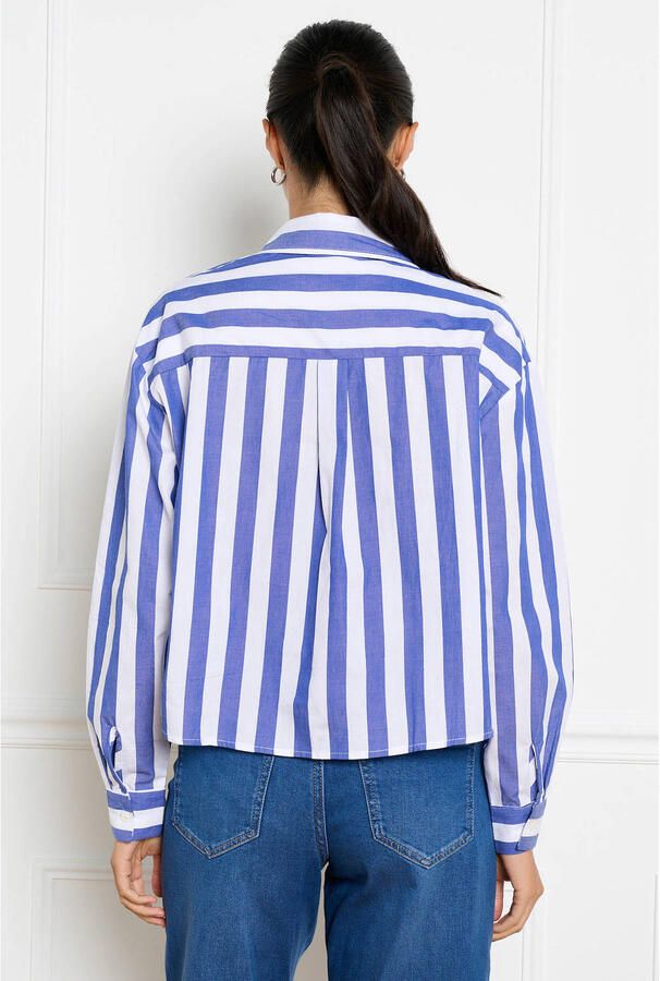 LOLALIZA gestreepte blouse blauw - Foto 2