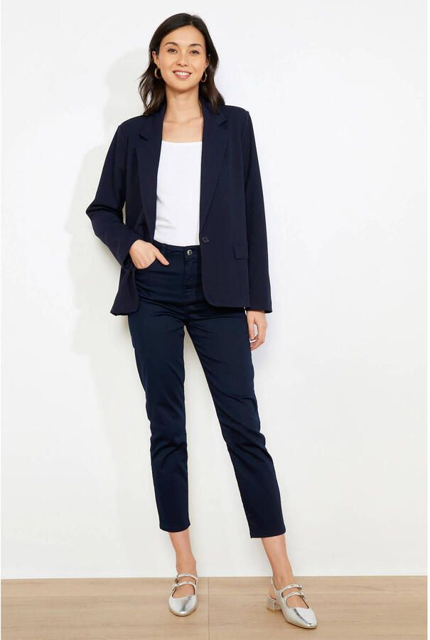 LOLALIZA getailleerde blazer donkerblauw - Foto 2