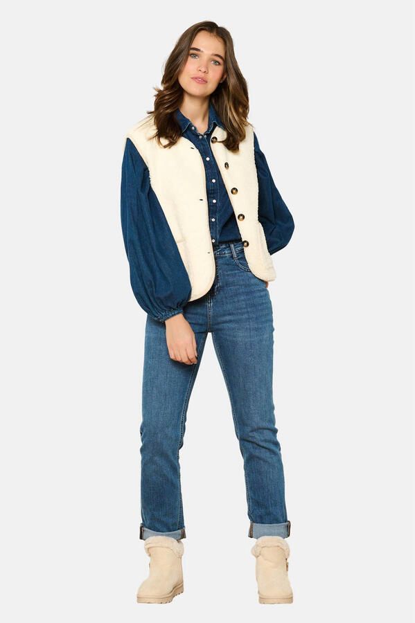 LOLALIZA gilet antiek cremewit - Foto 3