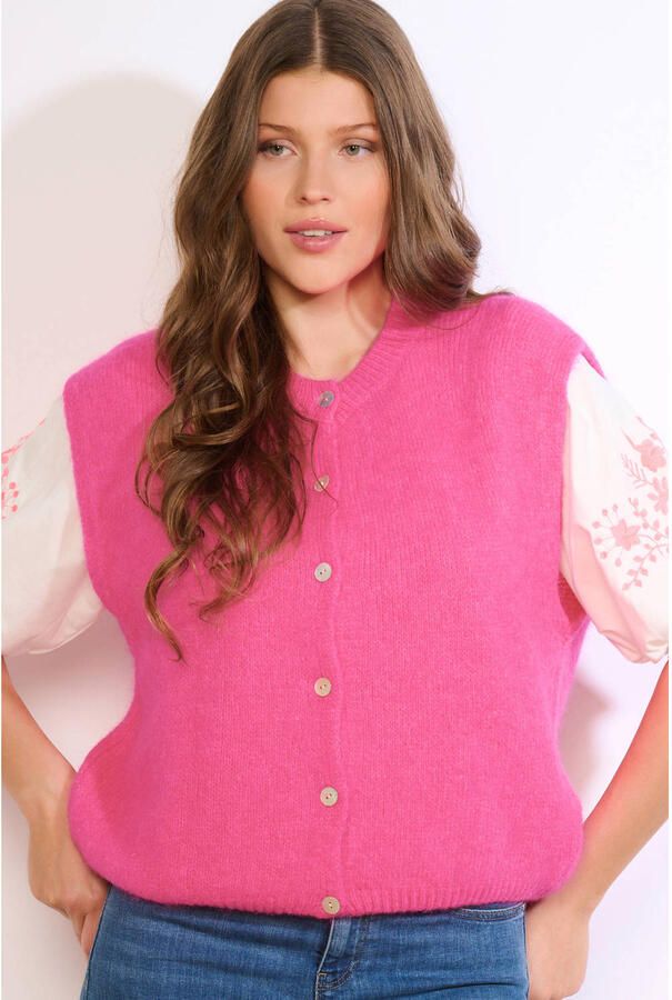 LOLALIZA gilet roze