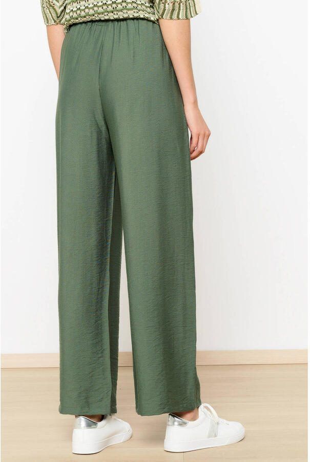 LOLALIZA high waist wide leg broek kaki