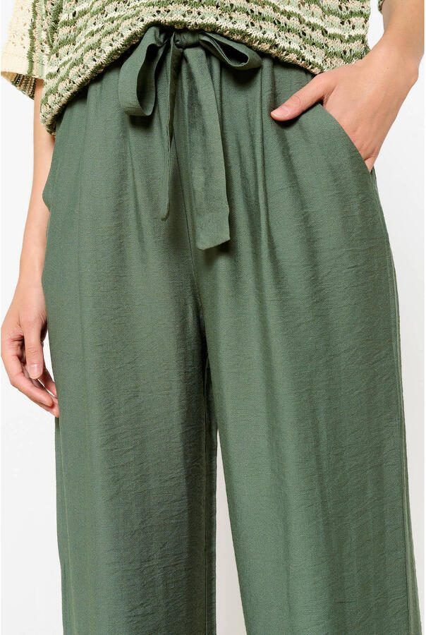 LOLALIZA high waist wide leg broek kaki - Foto 2