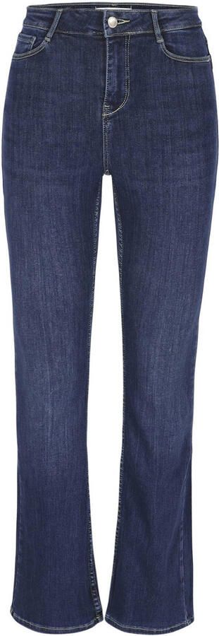 LOLALIZA high waist bootcut jeans dark blue denim