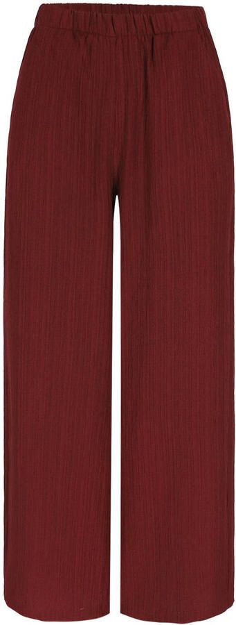 LOLALIZA high waist broek donkerrood - Foto 3