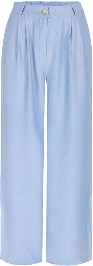 LOLALIZA high waist pantalon lichtblauw - Foto 3