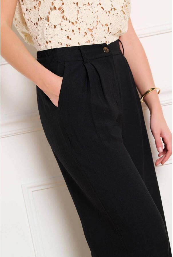 LOLALIZA high waist pantalon zwart - Foto 2
