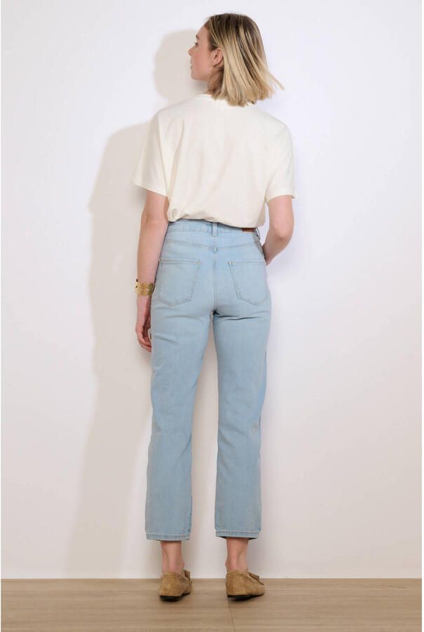 LOLALIZA high waist regular fit jeans light blue denim - Foto 3