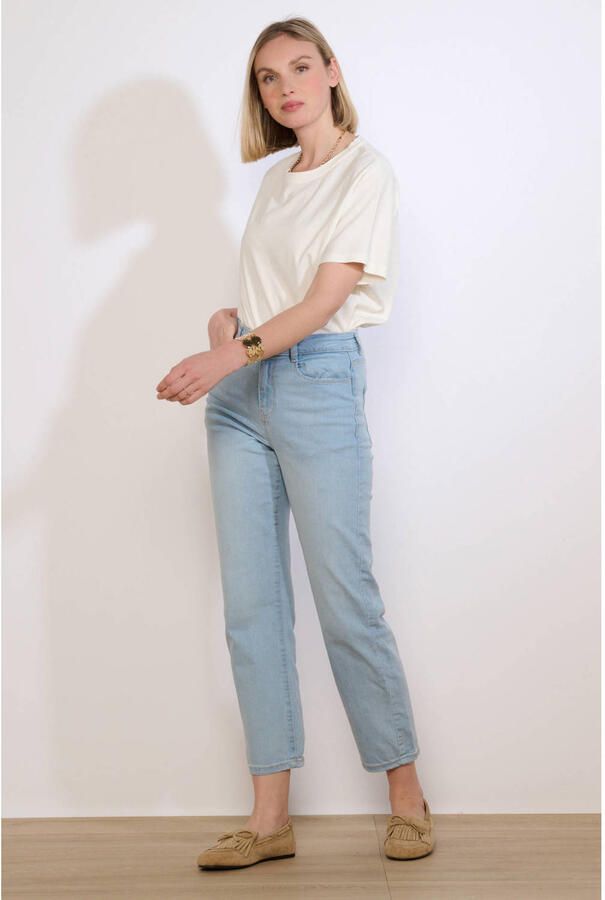 LOLALIZA high waist regular fit jeans light blue denim - Foto 2