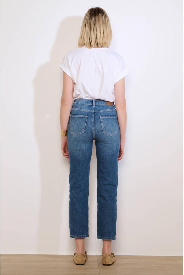 LOLALIZA high waist regular fit jeans medium blue denim - Foto 3