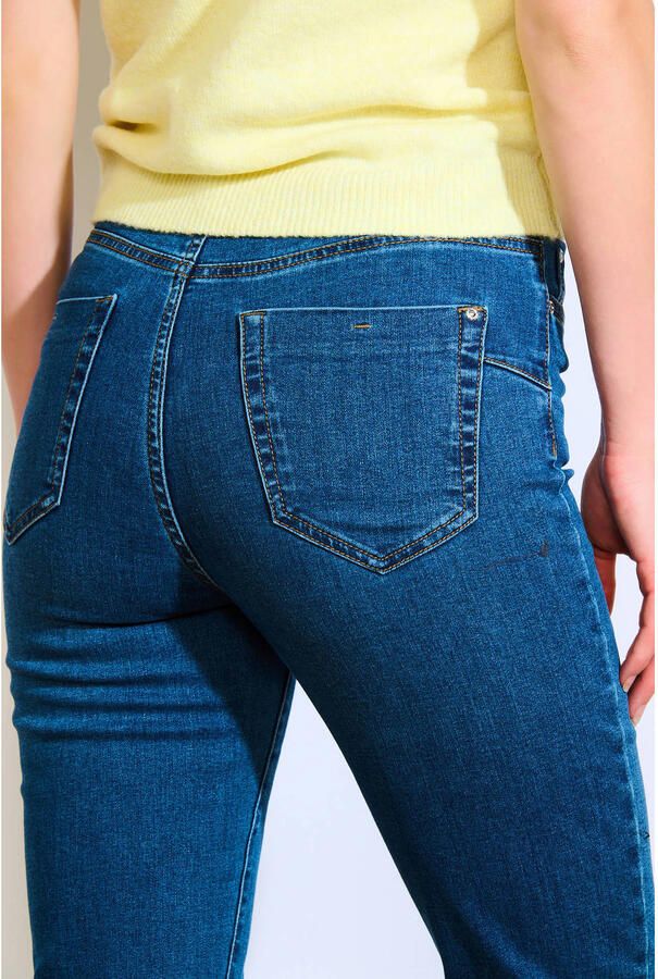 LOLALIZA high waist slim fit jeans medium blue denim - Foto 2