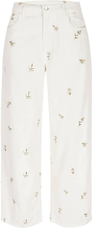 LOLALIZA high waist wide leg jeans wit - Foto 2