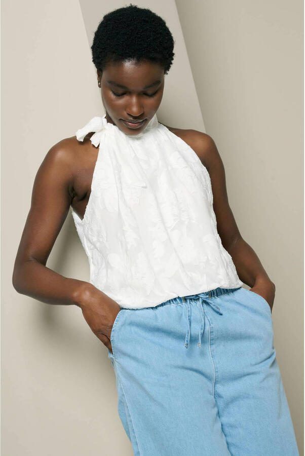 LOLALIZA jacquard top wit - Foto 3
