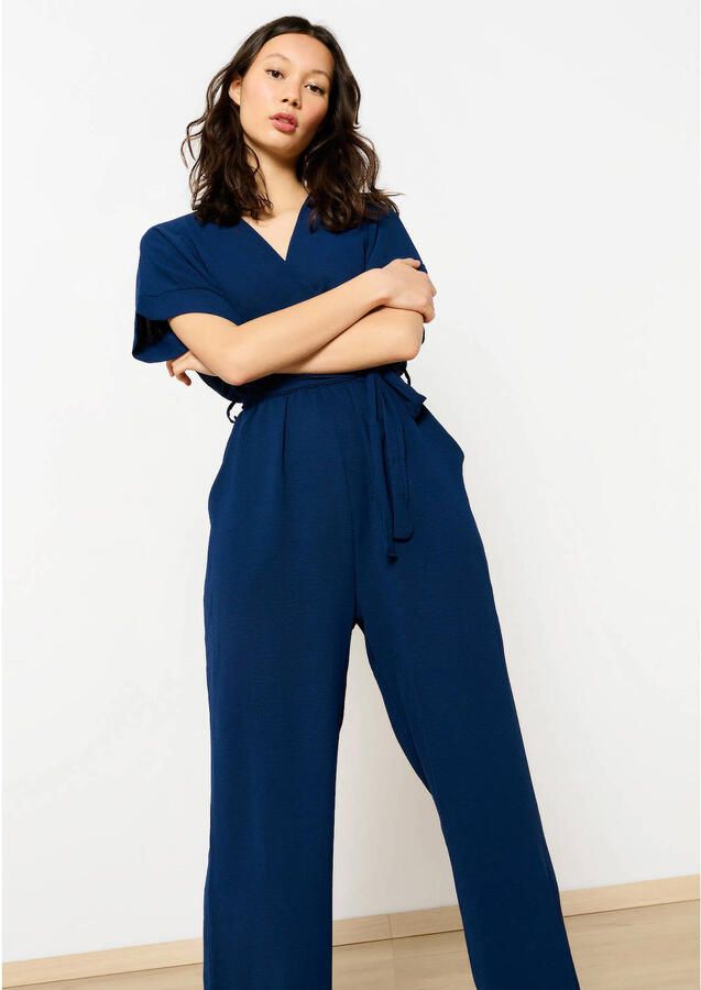 LOLALIZA jumpsuit donkerblauw