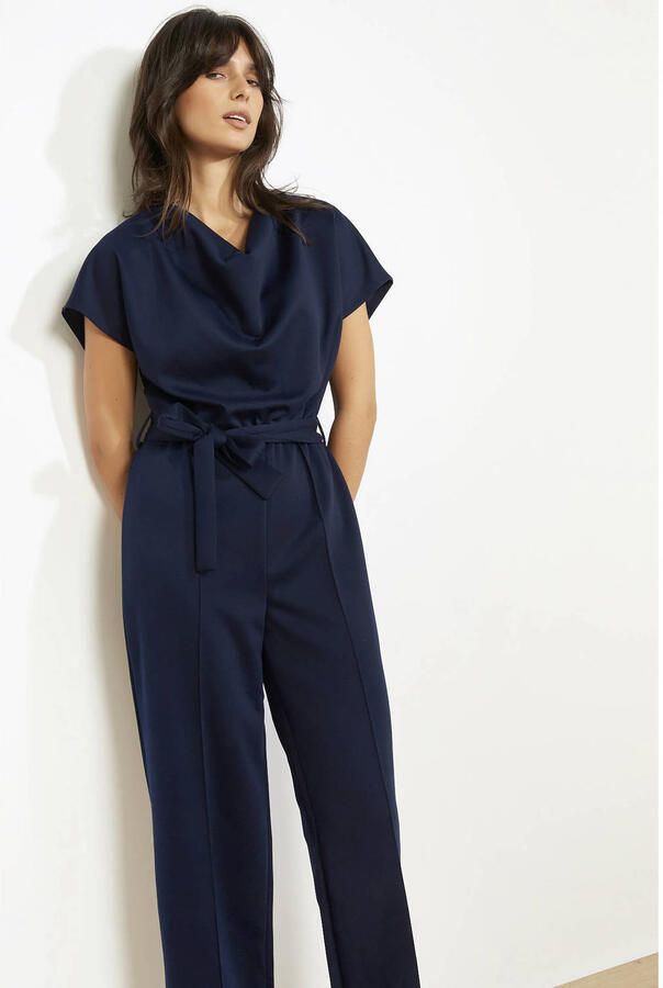 LOLALIZA jumpsuit donkerblauw