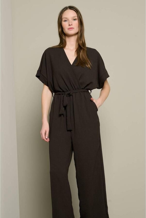 LOLALIZA jumpsuit donkerbruin