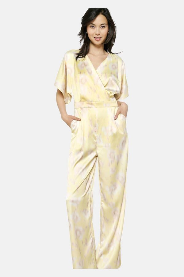 LOLALIZA jumpsuit lichtgeel