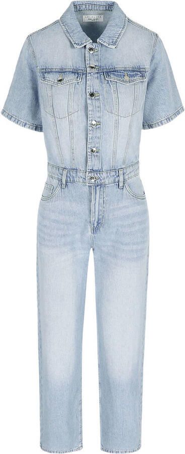 LOLALIZA jumpsuit light blue denim - Foto 3