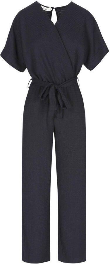 LOLALIZA jumpsuit met ceintuur donkerblauw - Foto 3