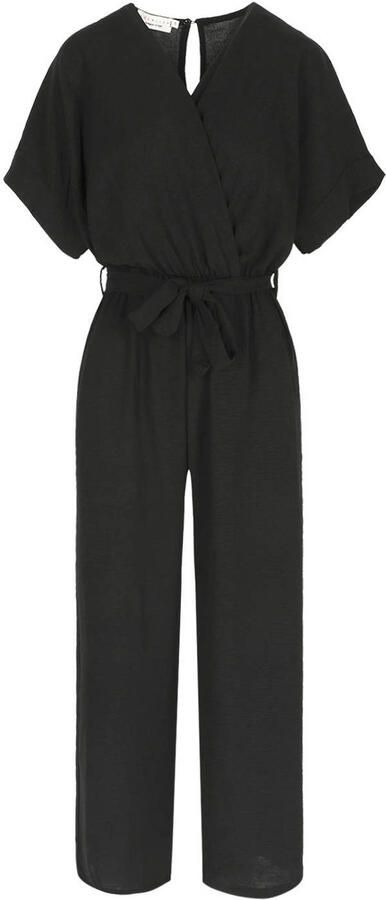 LOLALIZA jumpsuit met ceintuur zwart - Foto 3