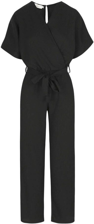 LOLALIZA jumpsuit met ceintuur zwart - Foto 3