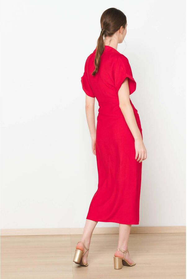 LOLALIZA jurk rood - Foto 3