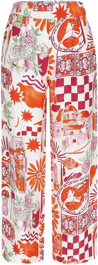LOLALIZA loose fit broek roze