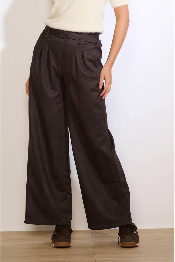 LOLALIZA loose pantalon antraciet