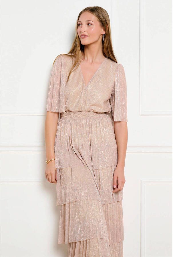 LOLALIZA maxi jurk beige