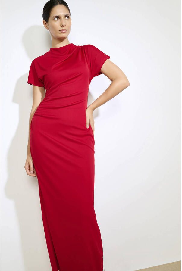 LOLALIZA maxi jurk rood - Foto 1