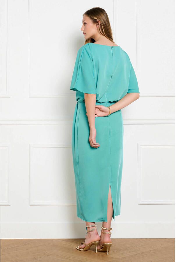 LOLALIZA midi jurk blauw - Foto 2
