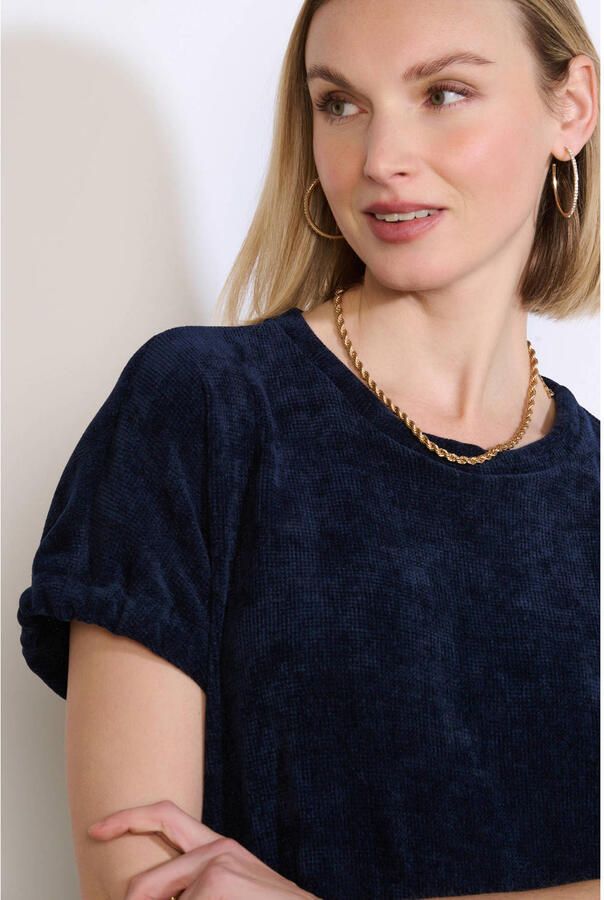 LOLALIZA midi jurk donkerblauw - Foto 2