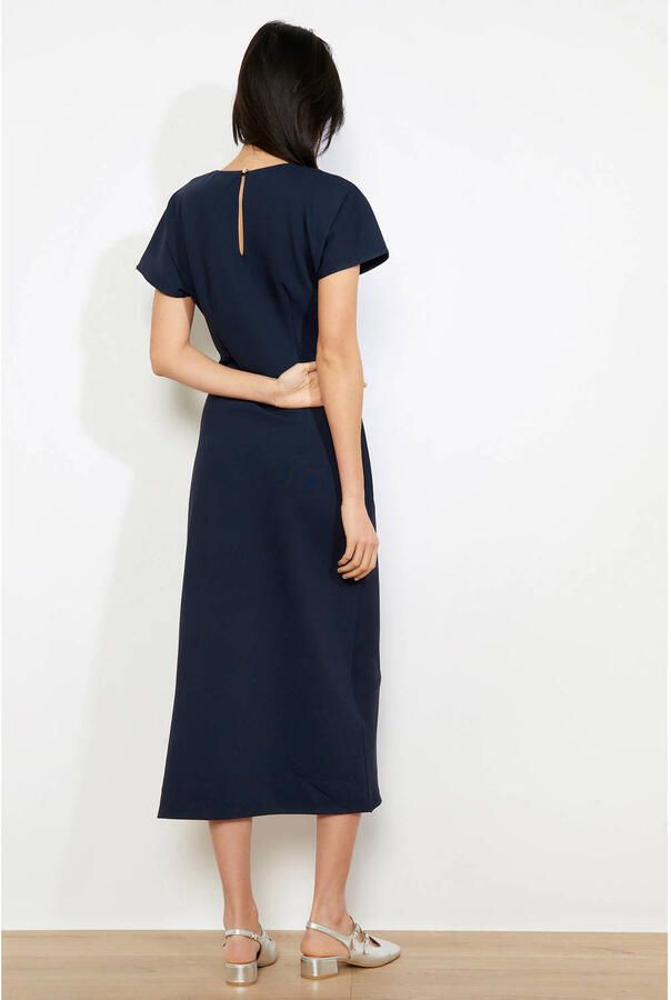 LOLALIZA midi jurk donkerblauw - Foto 3