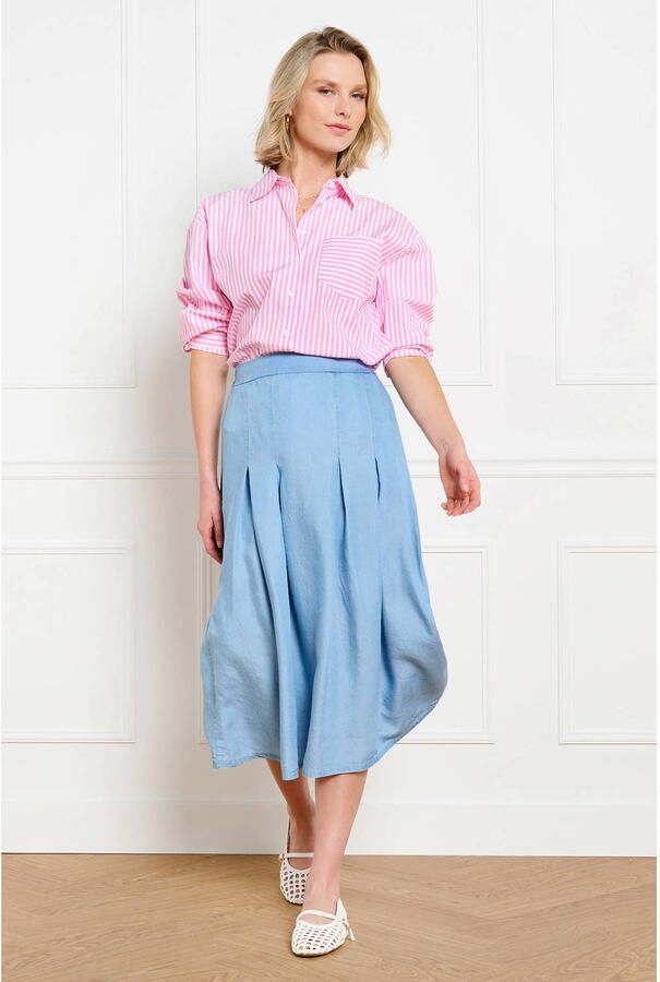 LOLALIZA midi rok blauw - Foto 2