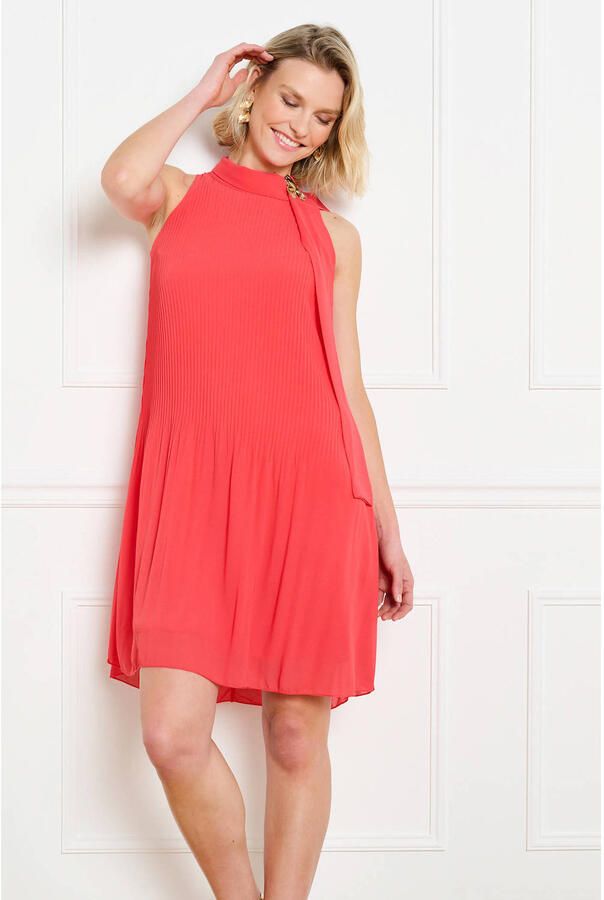LOLALIZA mini jurk rood