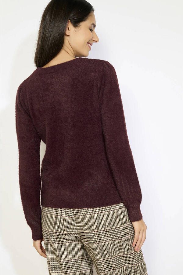LOLALIZA pullover donkerrood - Foto 3