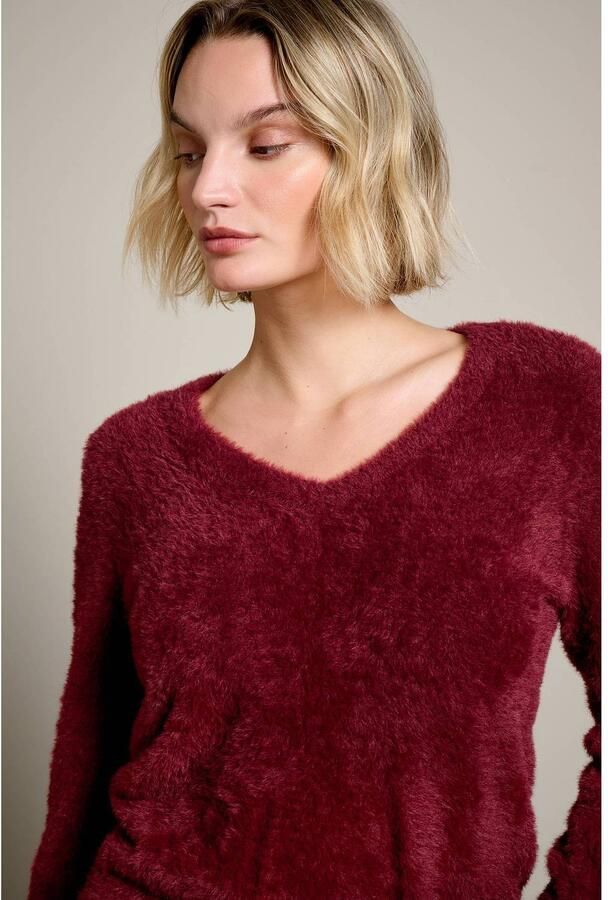 LOLALIZA pullover donkerrood