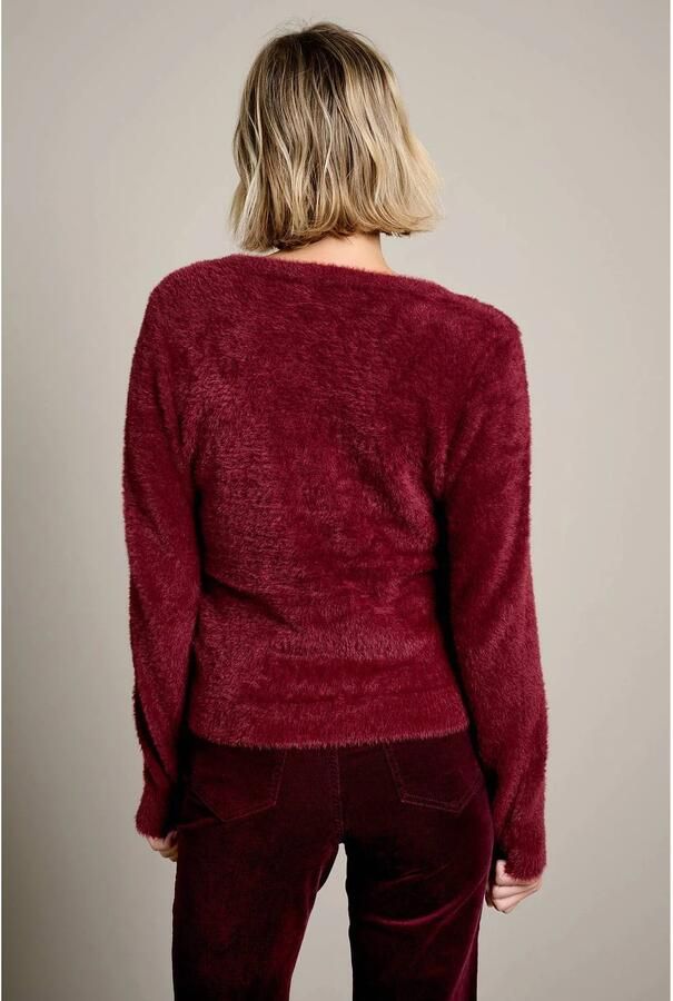 LOLALIZA pullover donkerrood - Foto 3