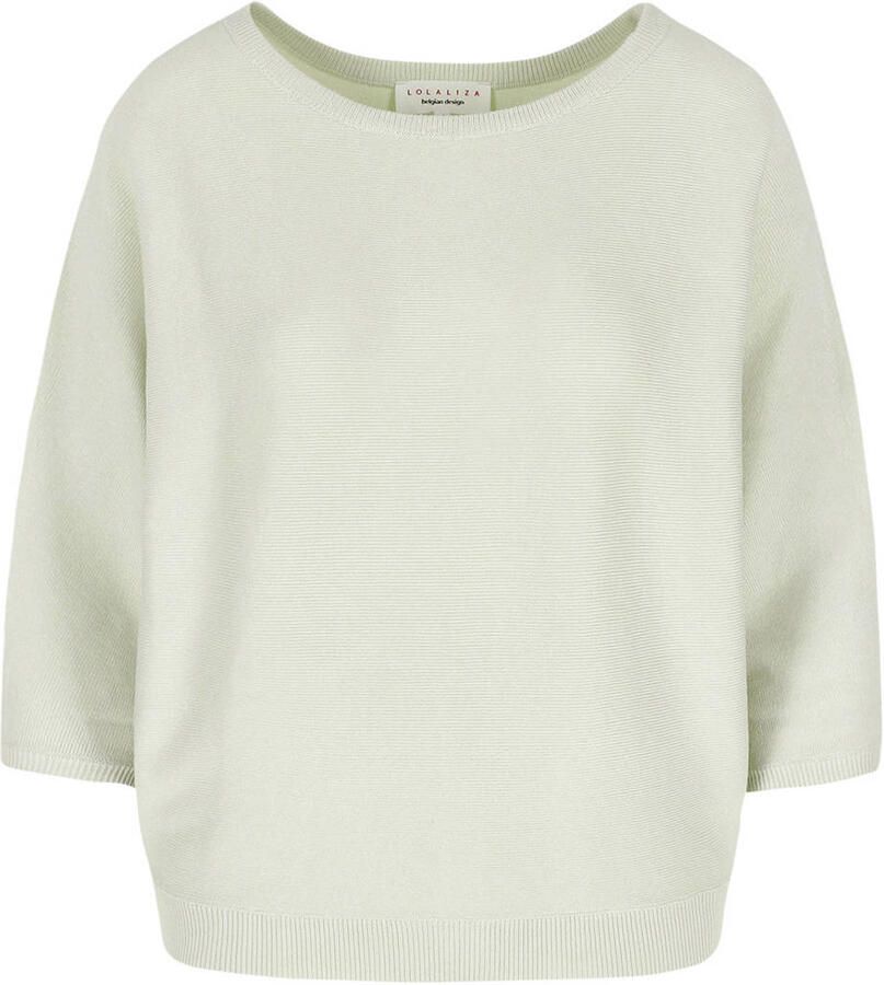 LOLALIZA pullover mintgroen fijn gebreid - Foto 2