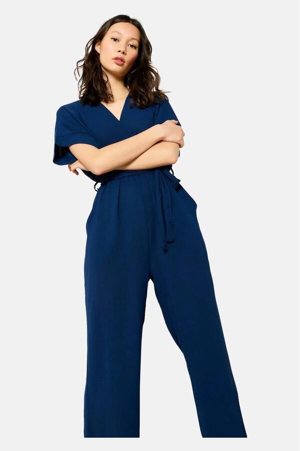 LOLALIZA rechtvallend jumpsuit marine - Foto 2