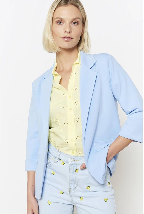 LOLALIZA regular blazer lichtblauw