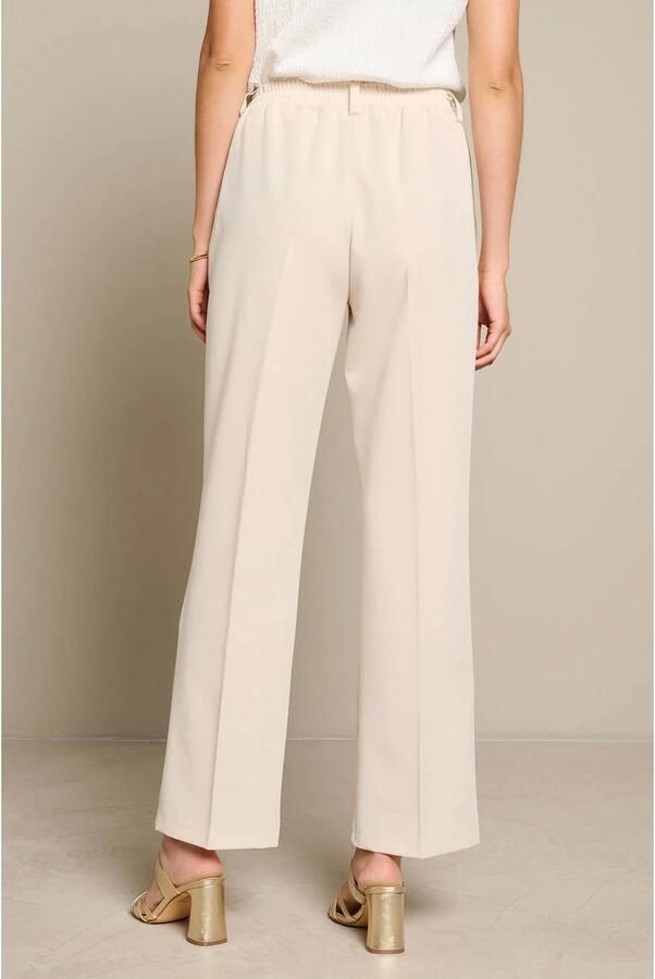 LOLALIZA regular fit broek crème - Foto 2